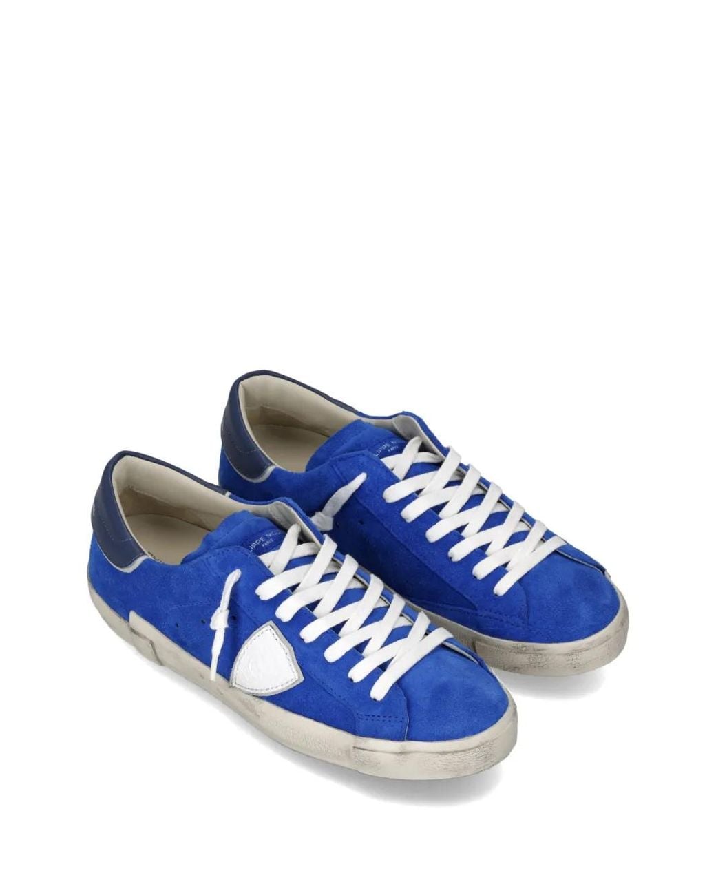 Philippe Model Blue Sneakers for men