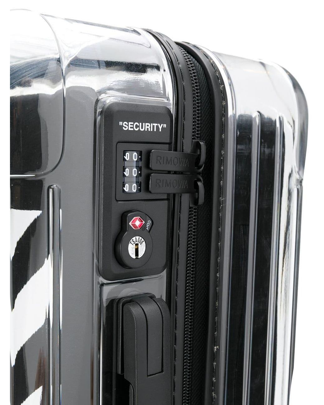 Off-White c/o Virgil Abloh Transparent Carry-on Case in White for
