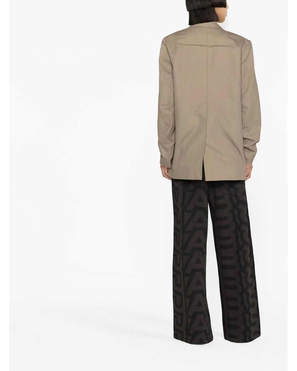 Remain Natural Single-Breasted Utility Blazer