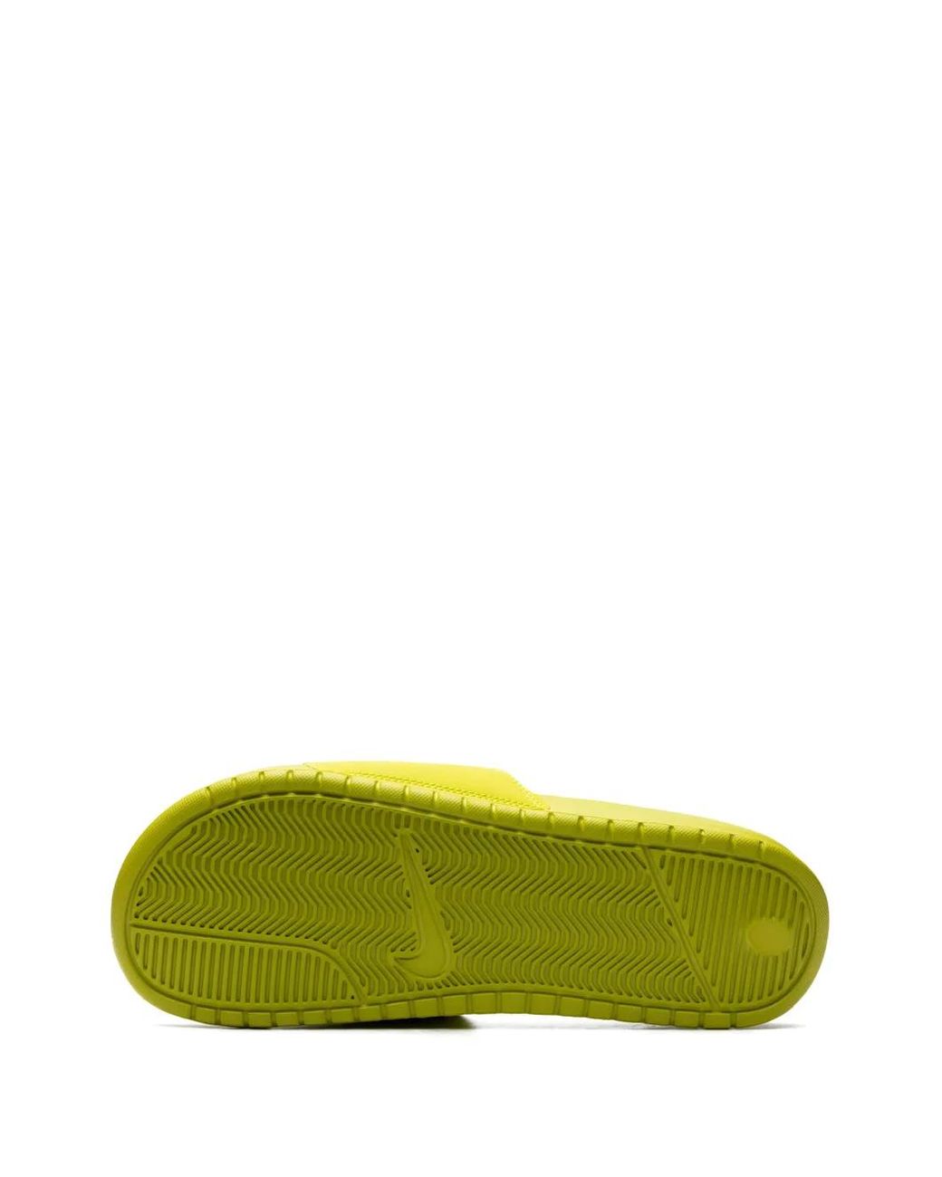Nike Yellow X Stüssy Benassi Slides