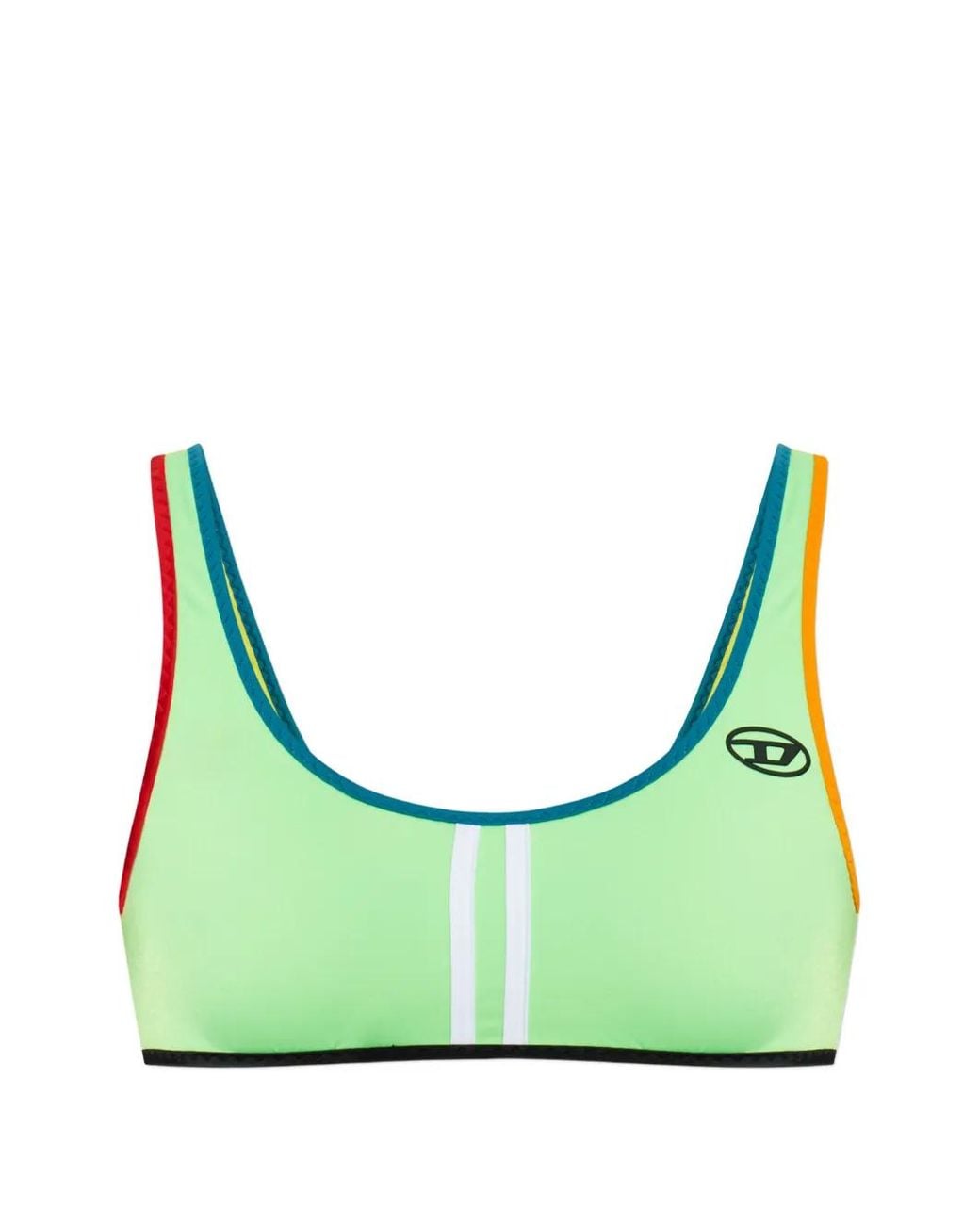 DIESEL Green Jada-D-Pop Bikini Top
