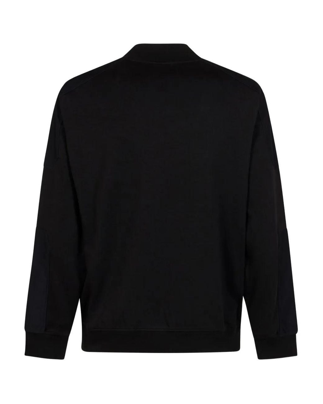 Moose Knuckles Black Dalon Logo-Patch Bomber Jacket for men