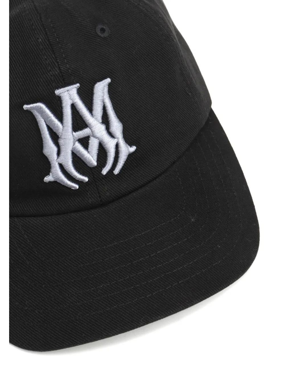 Amiri Black Ma Denim Cap for men