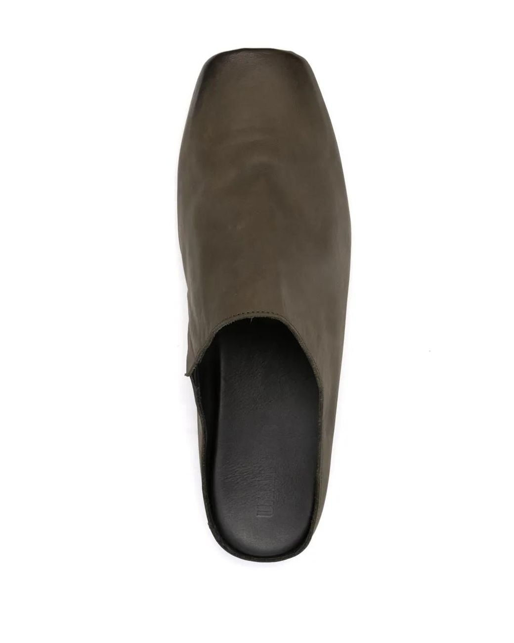 Uma Wang Slipper Mit Eckiger Kappe in Brown für Herren