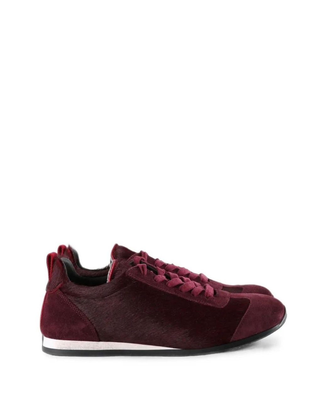 Uma Wang Red Panelled Sneakers