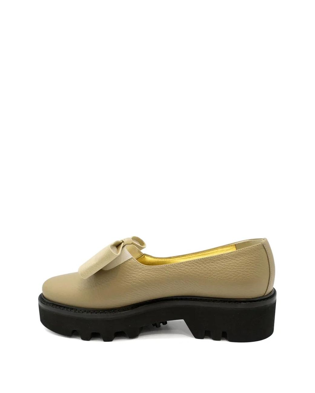 Walter Steiger Gray Bow Leather Loafers