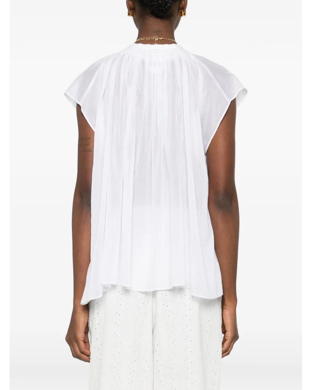 Forte_forte White Buttoned Shirt