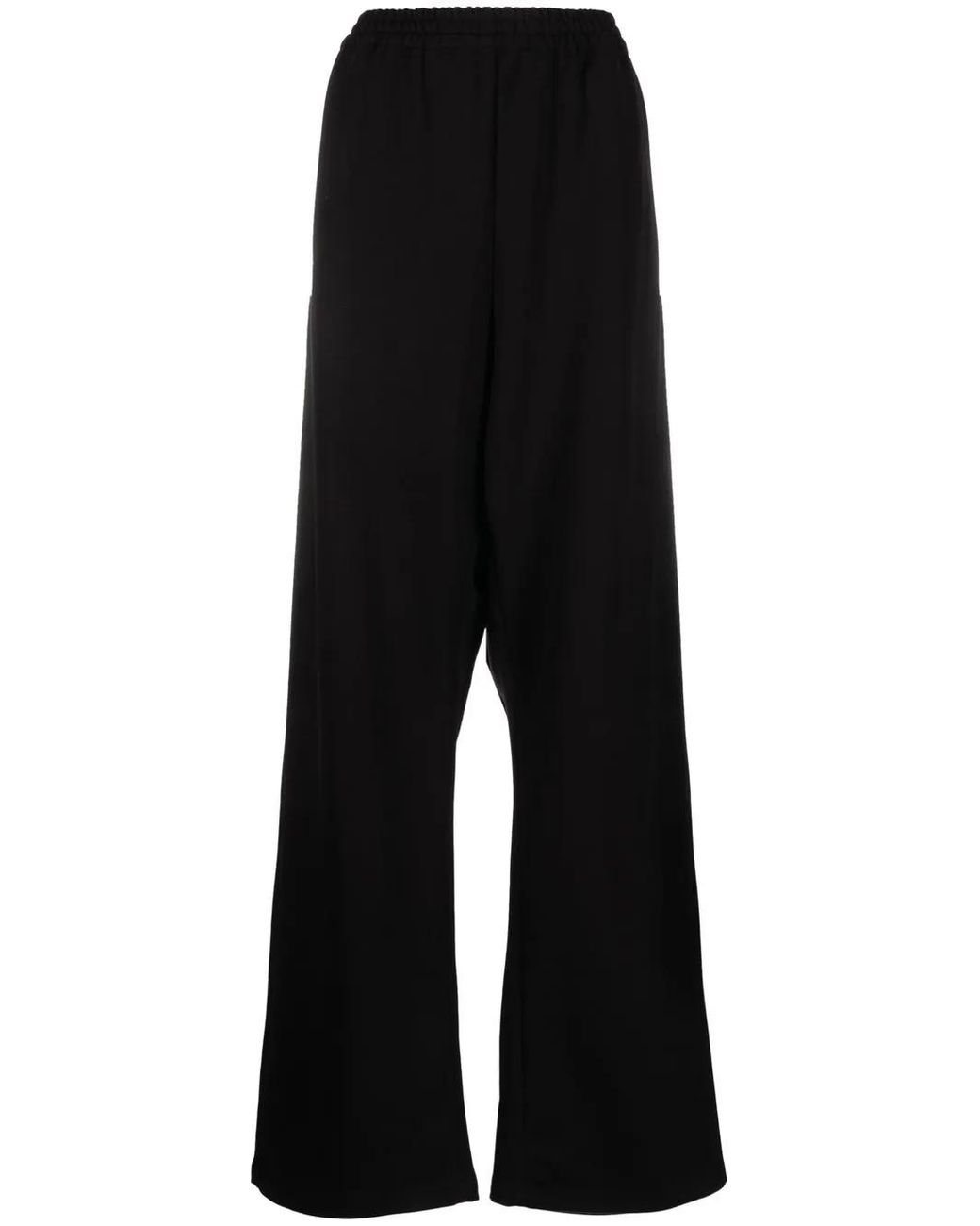 Balenciaga Black Wide-Leg Trousers