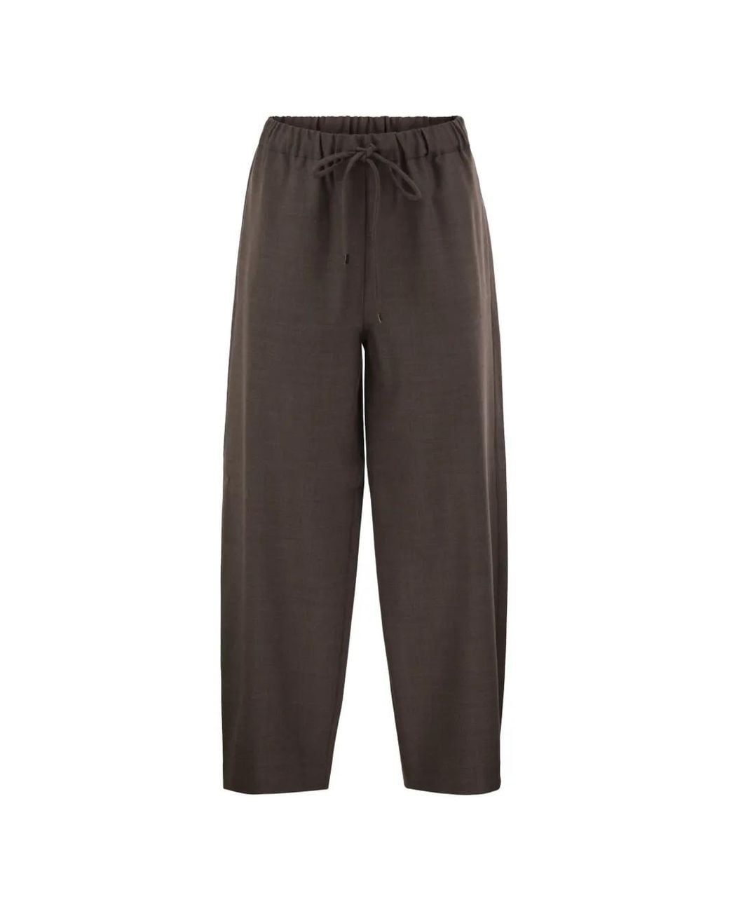 Antonelli Drawstring Straight Trousers in het Brown