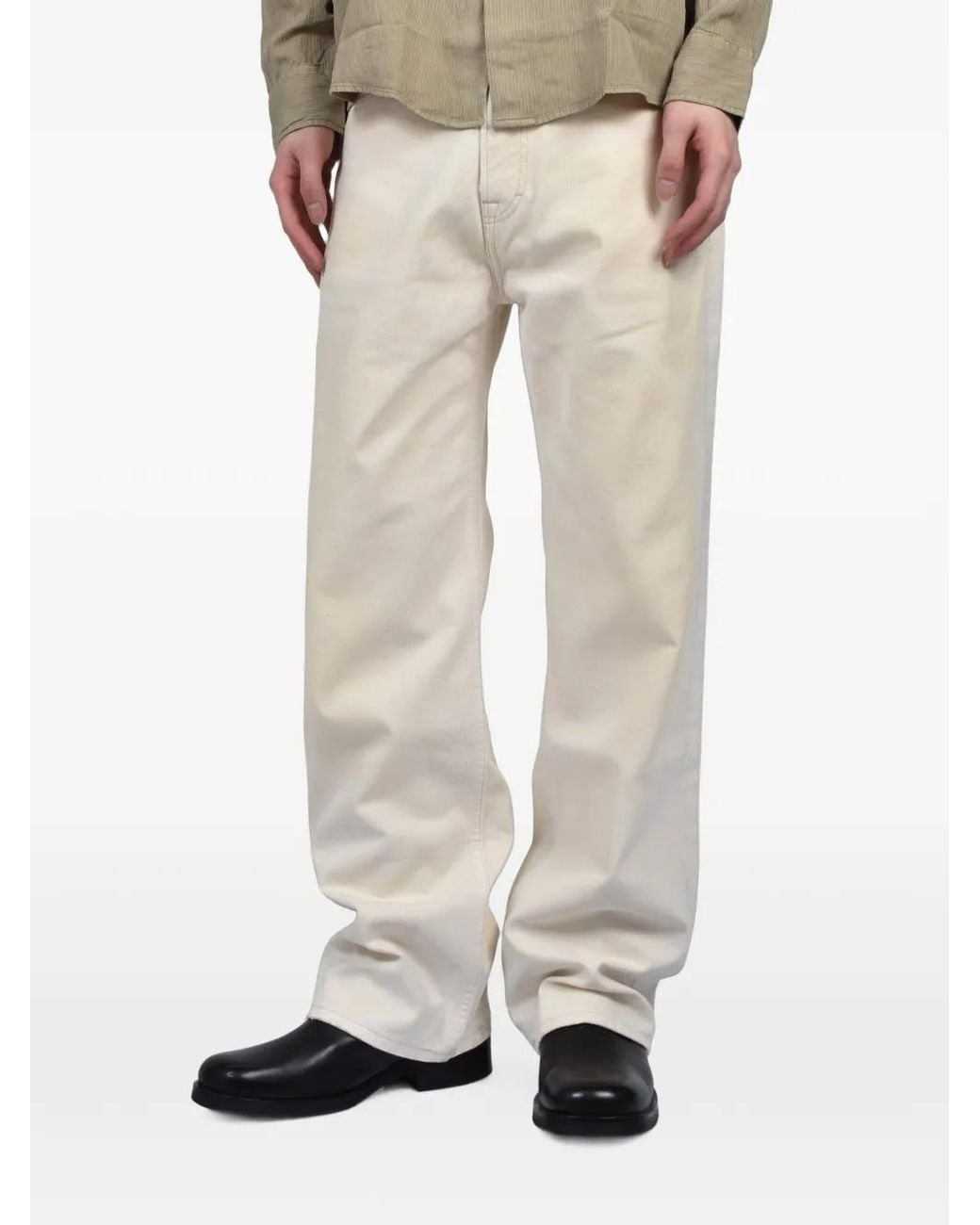 Our Legacy Natural Jean Third Cut À Effet Usé for men