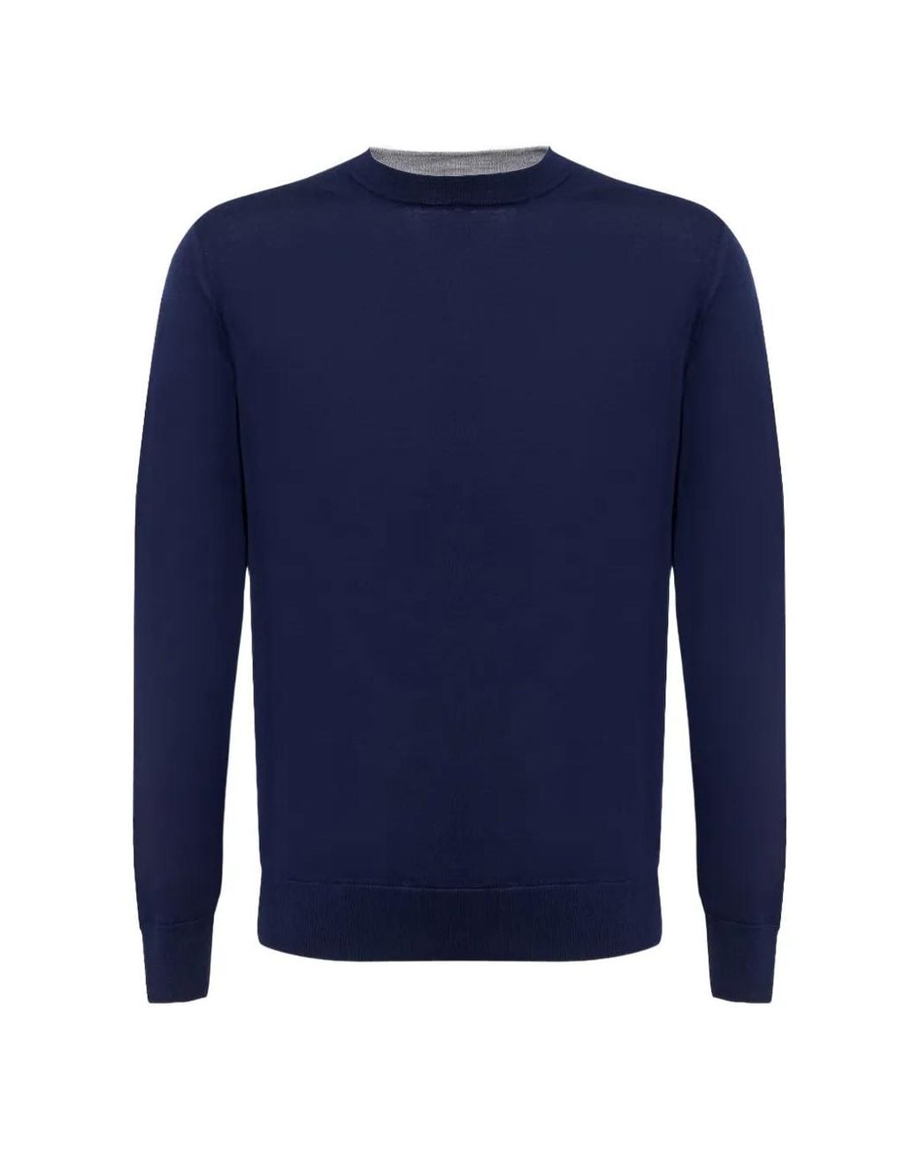 Eleventy Blue Sea Island Sweater for men