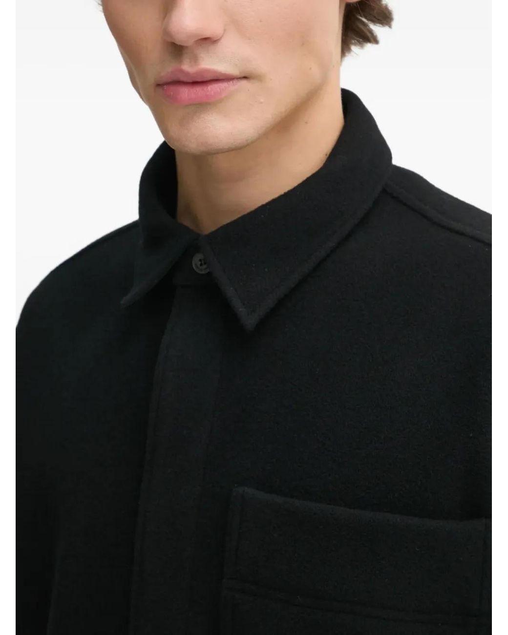 Chaqueta Con Bolsillo De Pico Etudes Studio de hombre de color Black