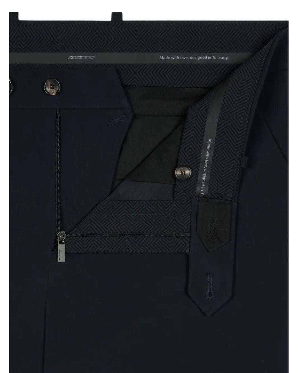 Rrd Black Straight-Leg Tapered Trousers for men