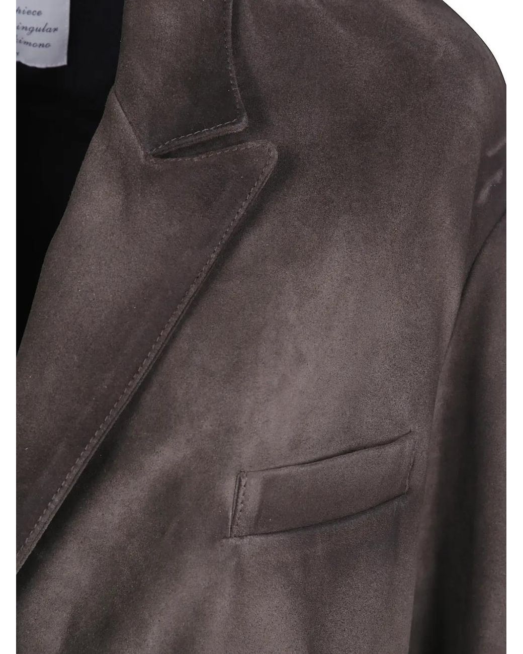 Ibrigu Black Leaf-Embroidered Suede Jacket
