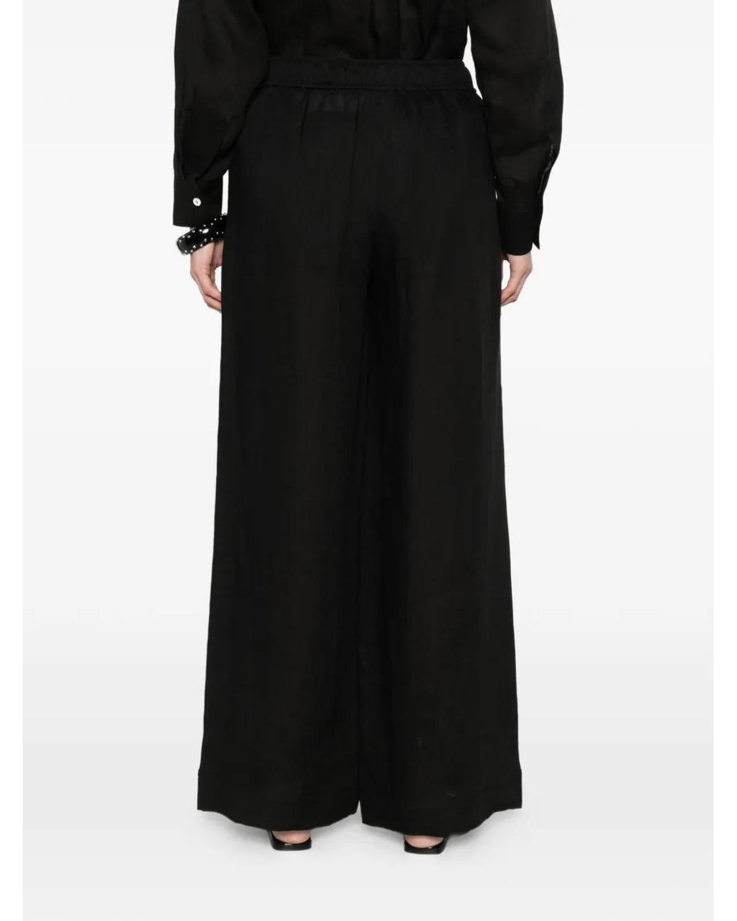 Marella Black Uomo Drawstring Pants