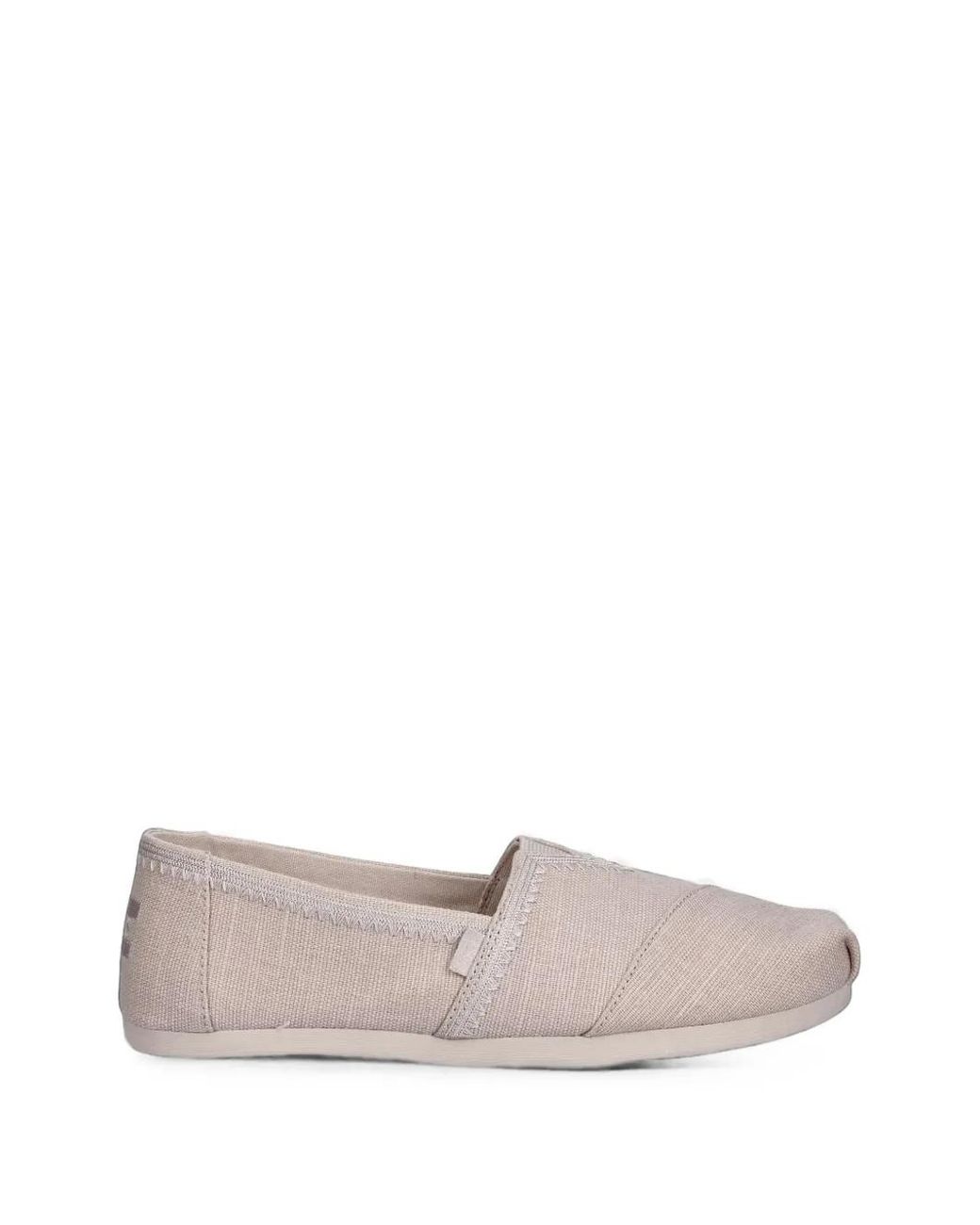 TOMS Pink Slip-On Canvas Espadrilles