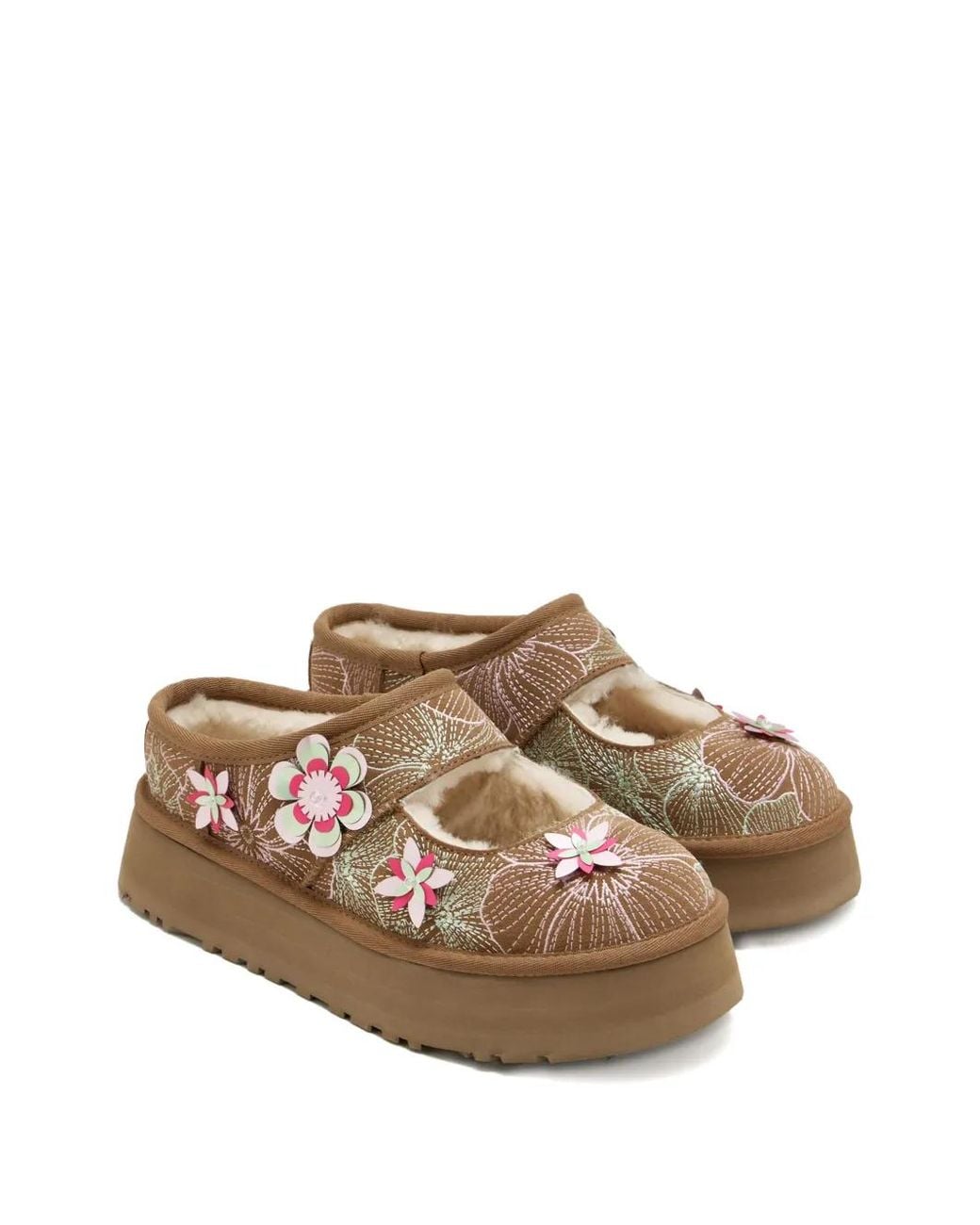 Ugg Brown "Bea Mary Jane Meadow" Mule