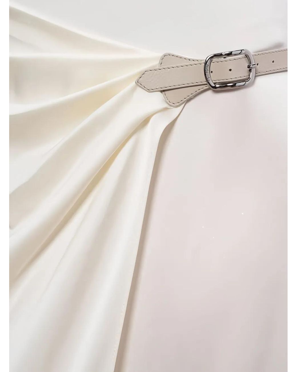 Tom Ford Maxi-Wikkelrok Met Gespsluiting in het White
