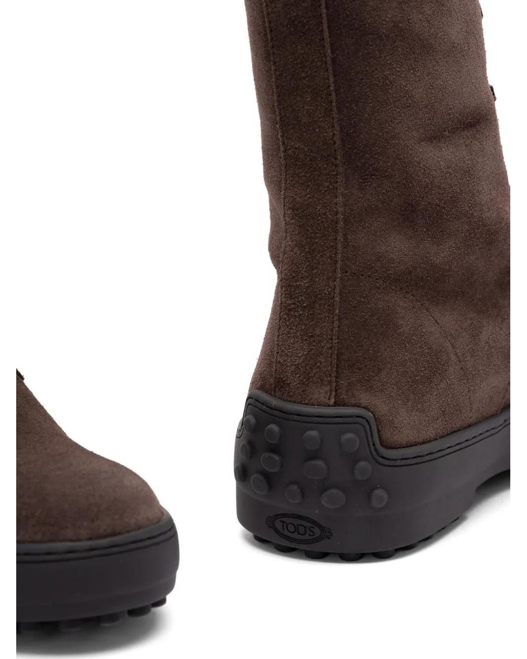 Tod's Brown Winter Gommino Ankle Boots