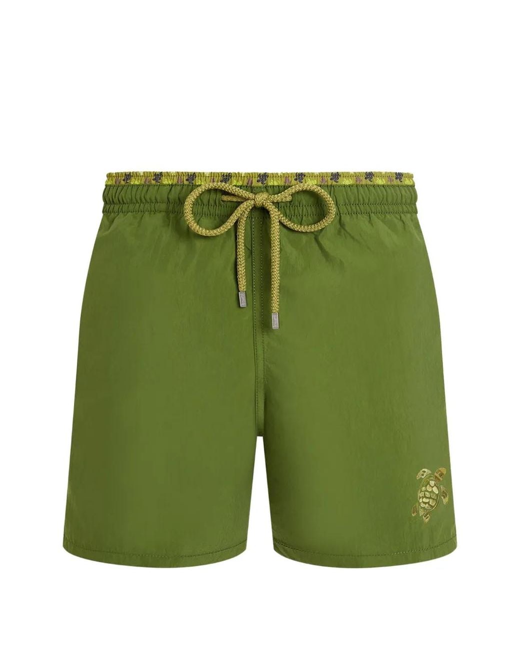 Vilebrequin Green Drawstring Swim Shorts for men