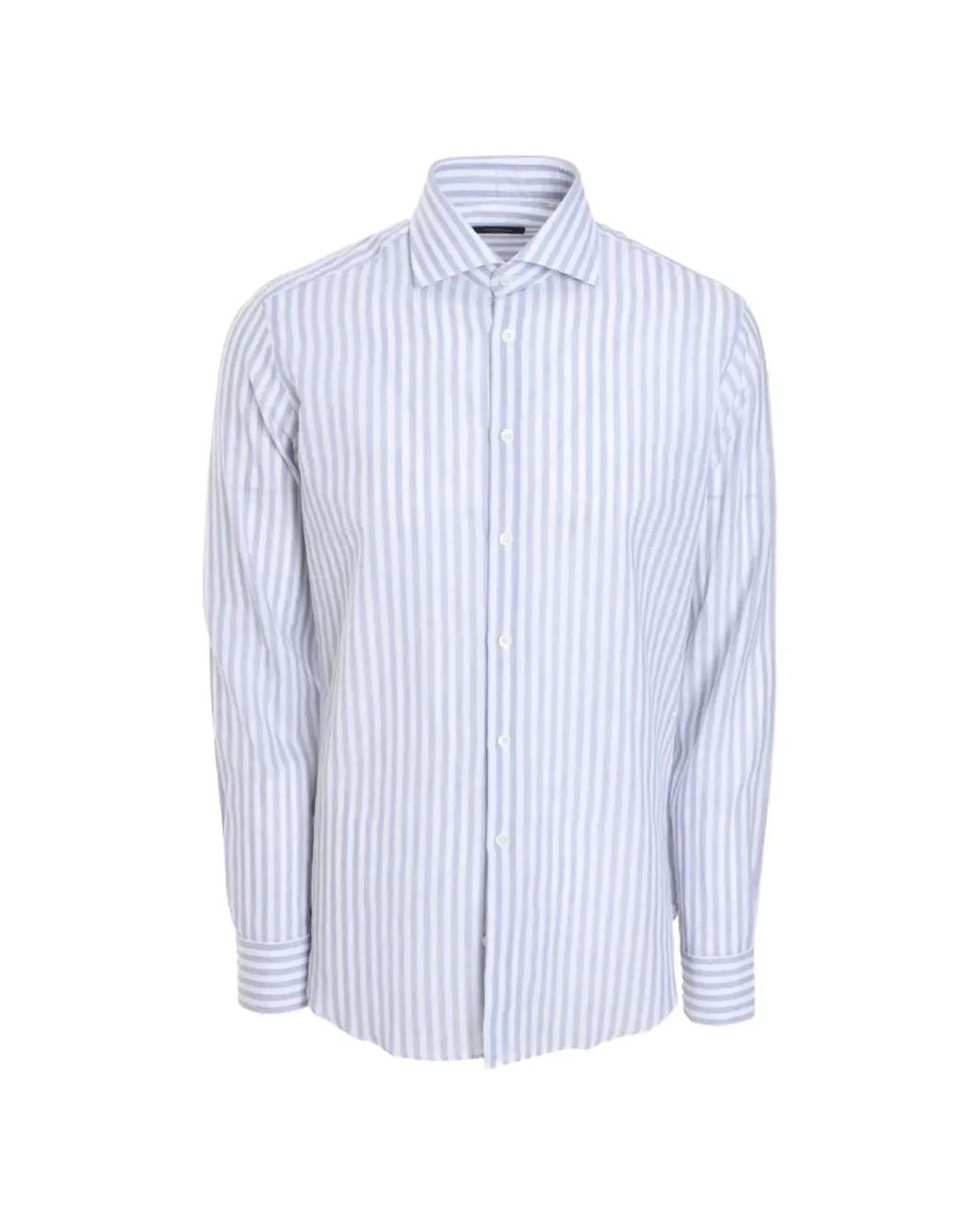 Camisa A Rayas Tombolini de hombre de color Blue
