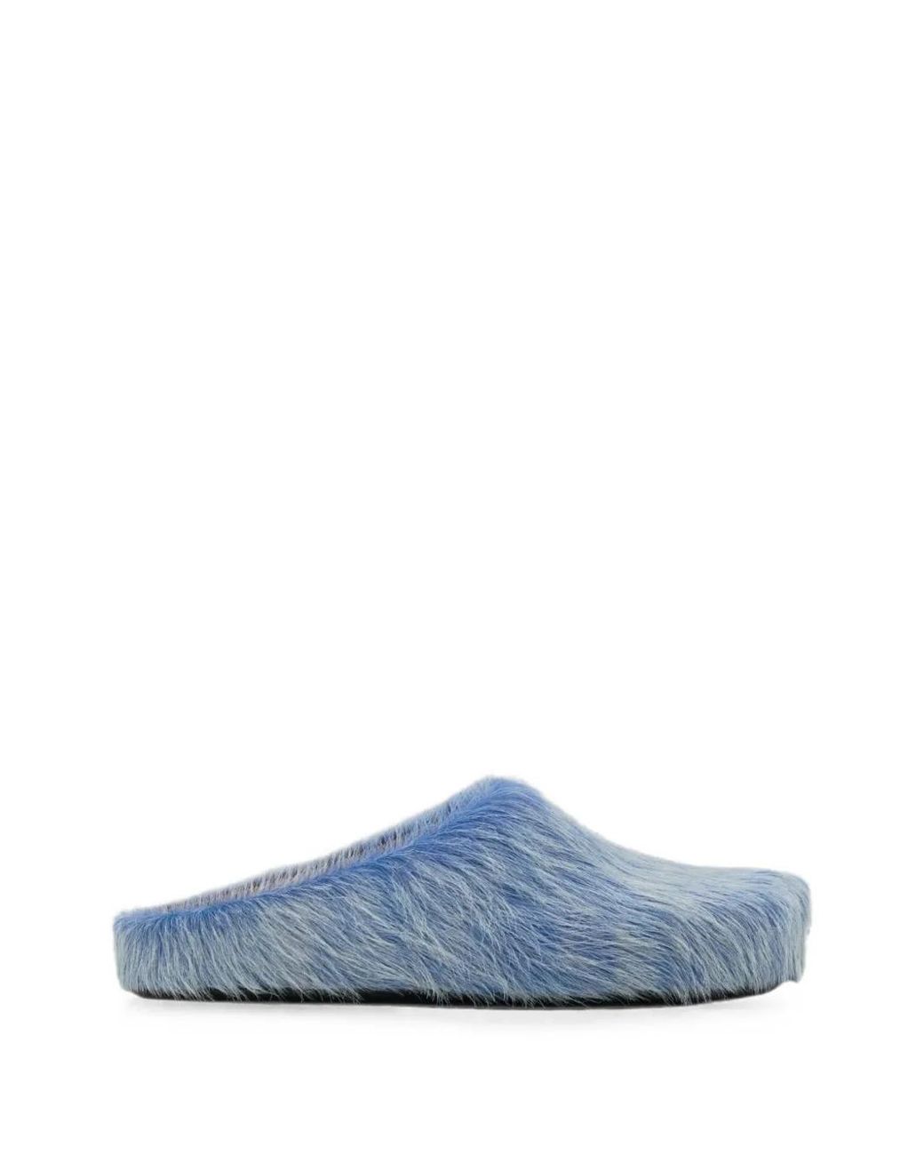 Marni Blue Mules Fussbett En Cuir De Veau for men