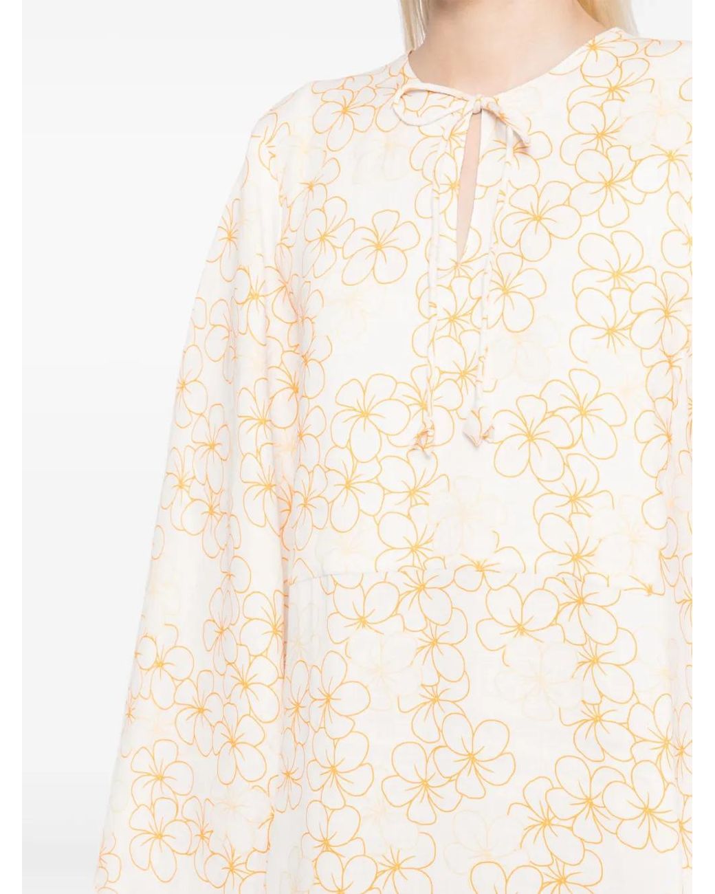 Robe Daisy Moza Bambah en coloris White