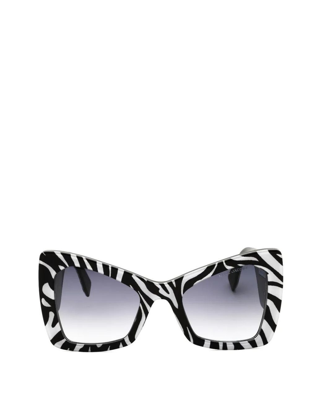 Marc Jacobs Black Zebra-Print Cat-Eye Sunglasses