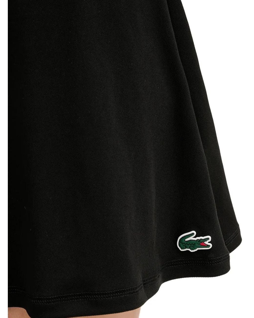 Lacoste Black Logo Waistband Skirt
