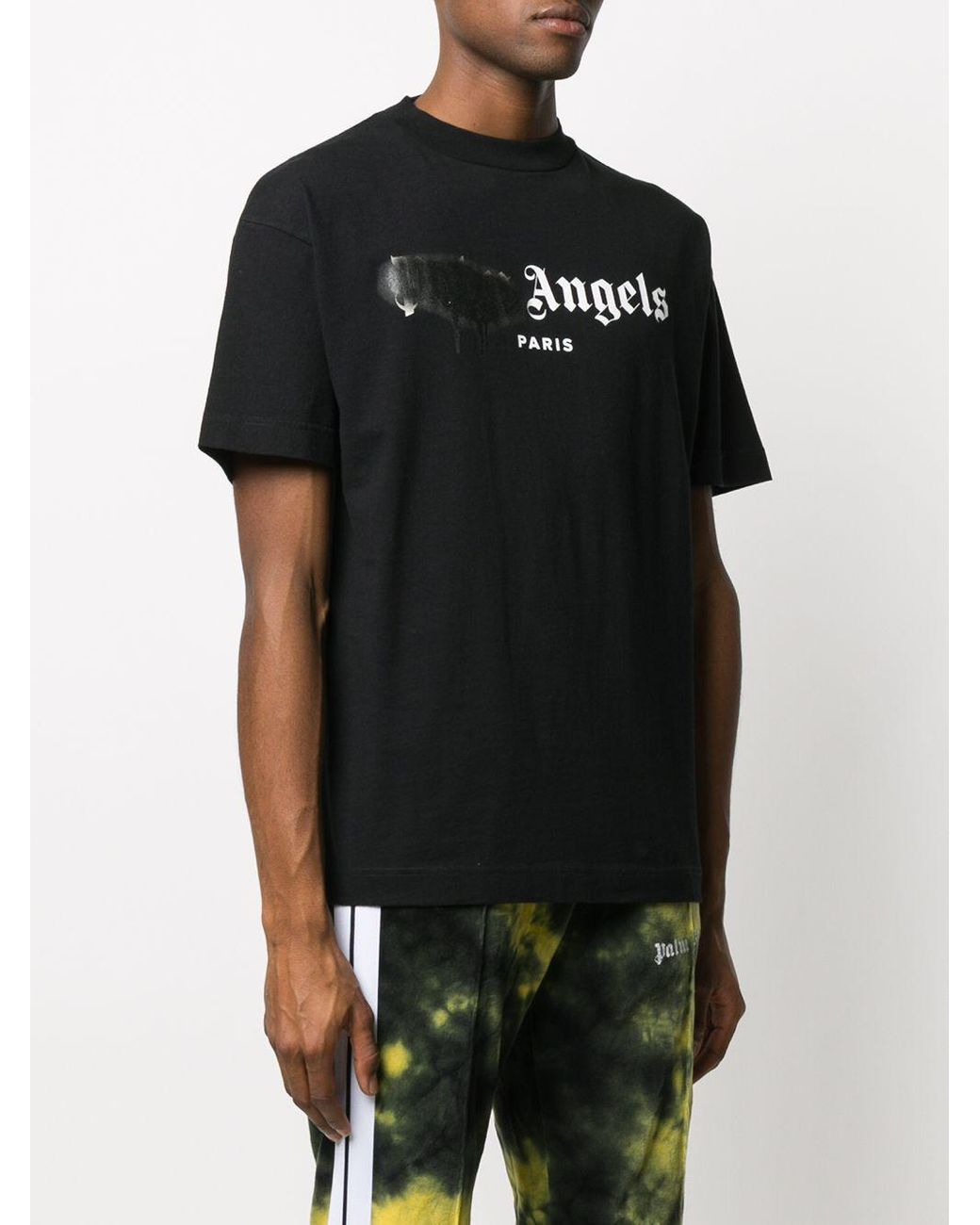 Palm angels spray paint t shirt black Clearance
