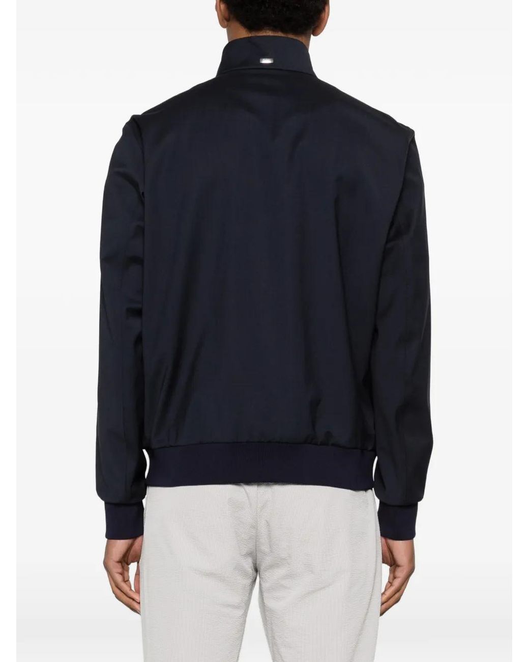 Herno Blue Veste À Poches Plaquées for men