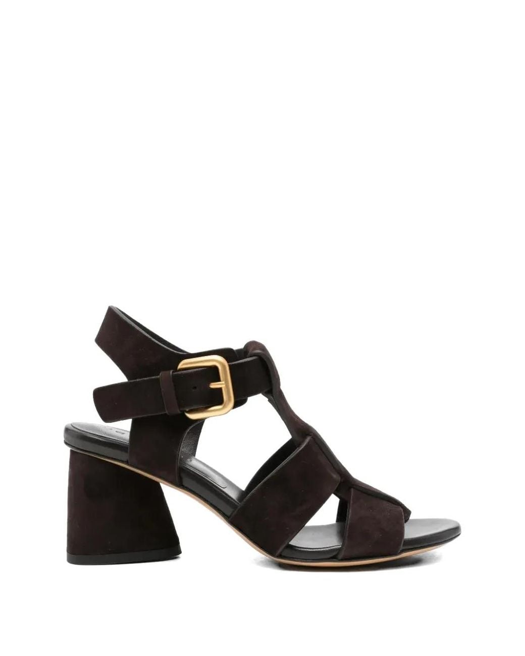 Mara Bini Black Strappy Heeled Sandals