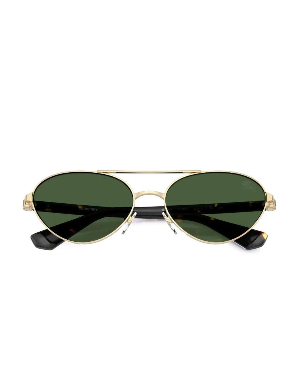 Burberry Green Be3165 Pilotenbrille