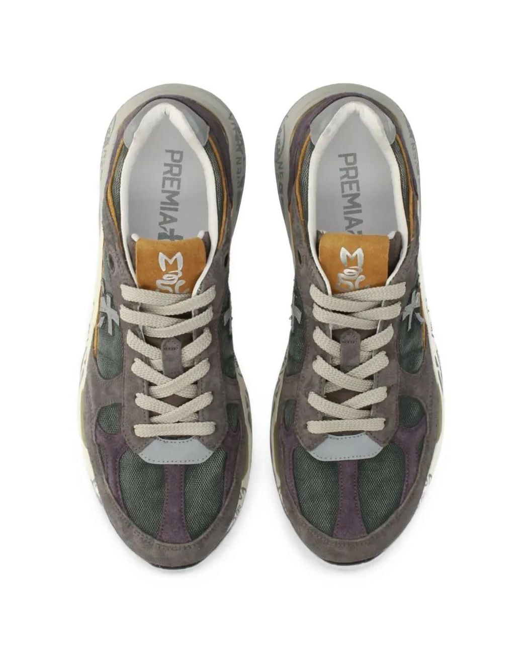 Premiata White Mase Sneakers for men