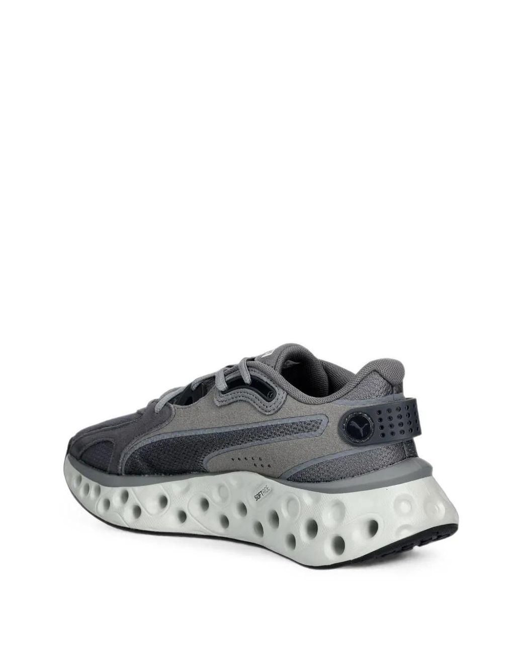 PUMA White Softride Panelled Sneakers for men