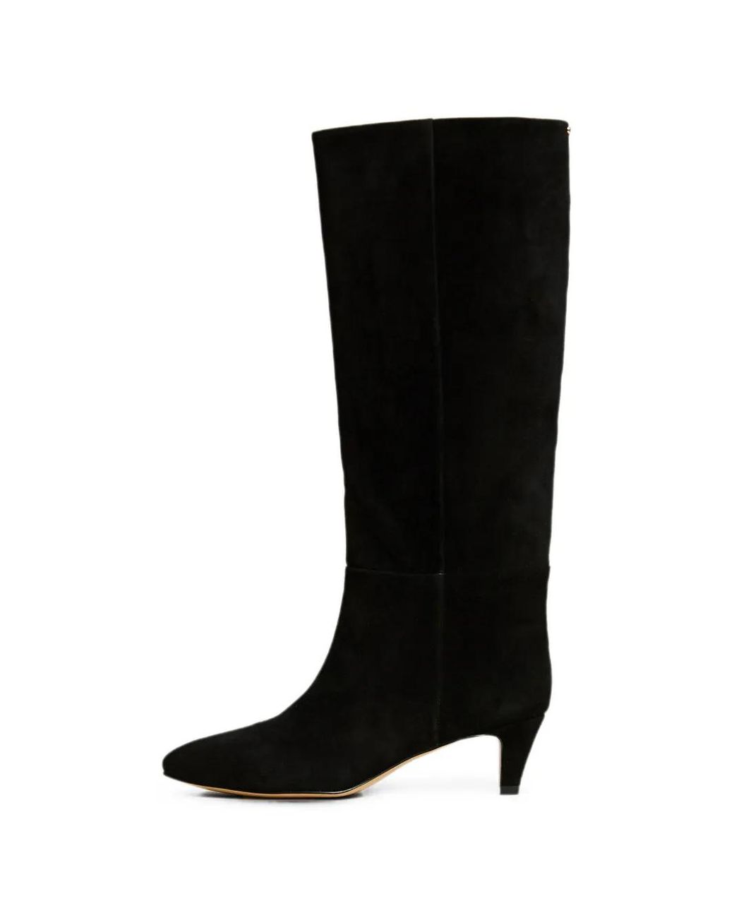 Twinset Black Bottines En Daim