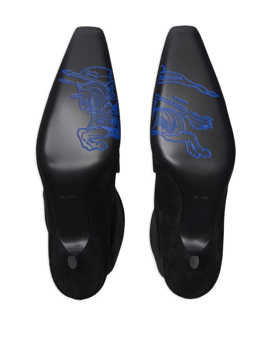 Burberry Black Suede Storm Boots 50