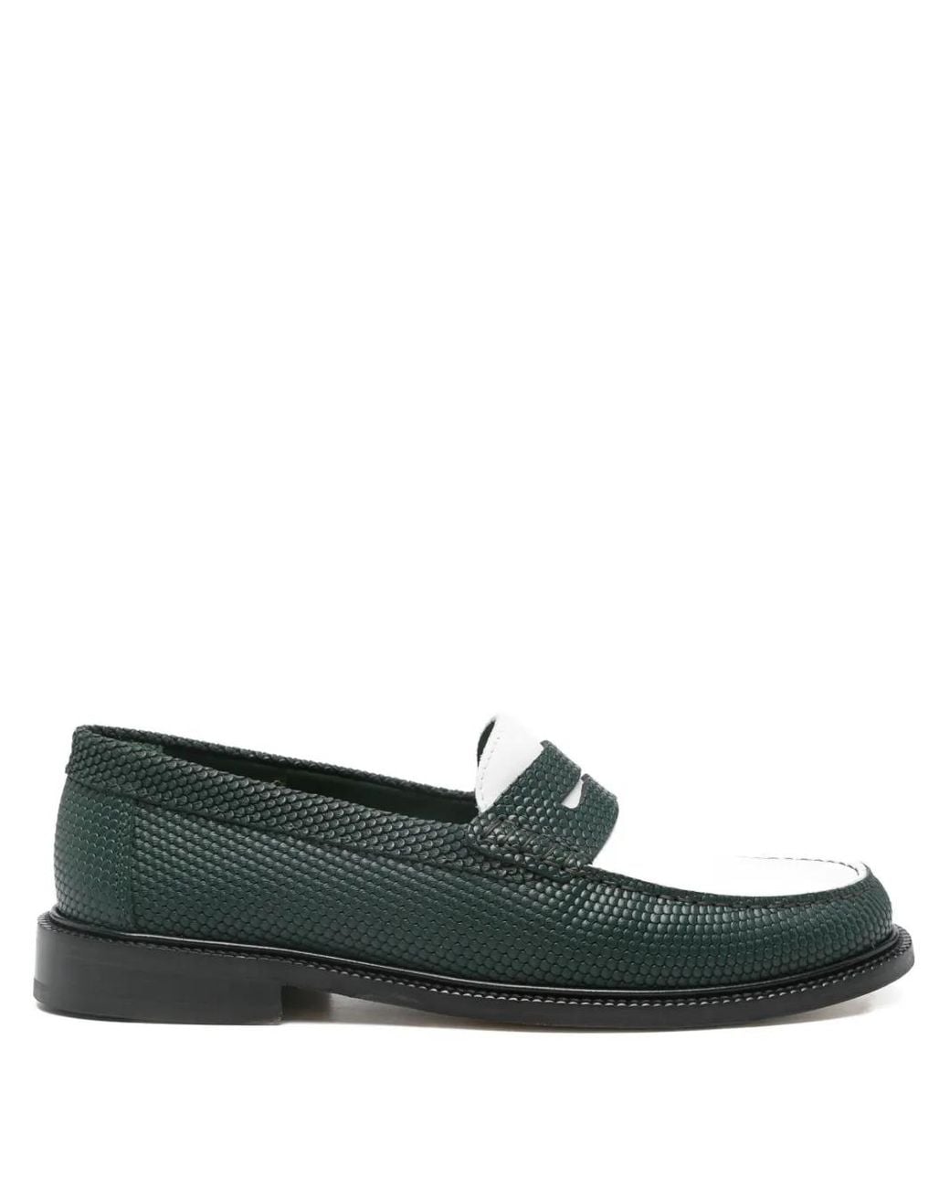 VINNY'S Green Yardee Loafers for men