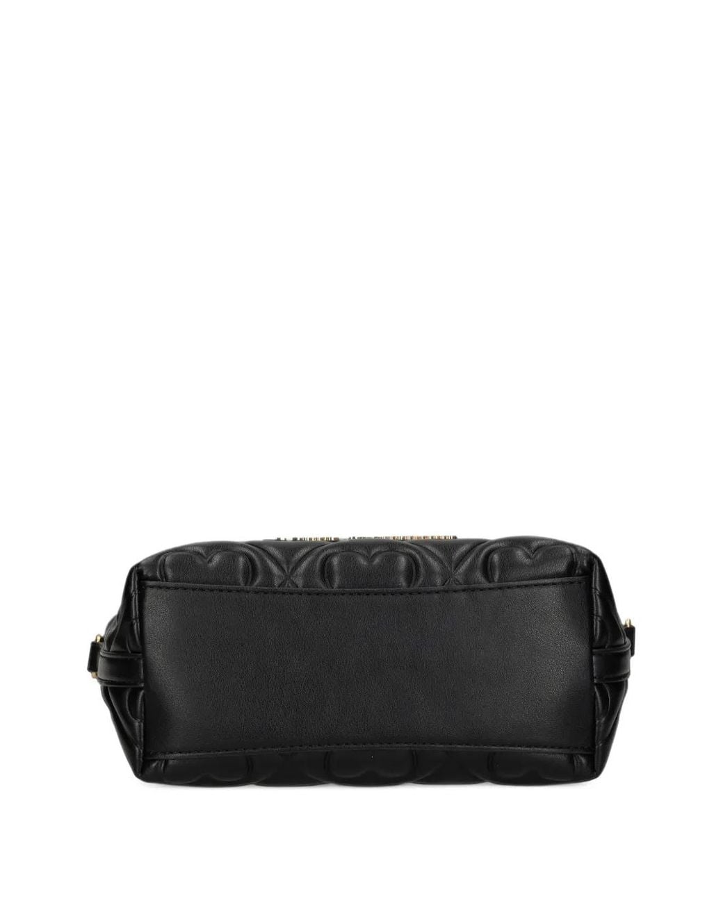 Love Moschino Black Heart-Quilted Tote Bag