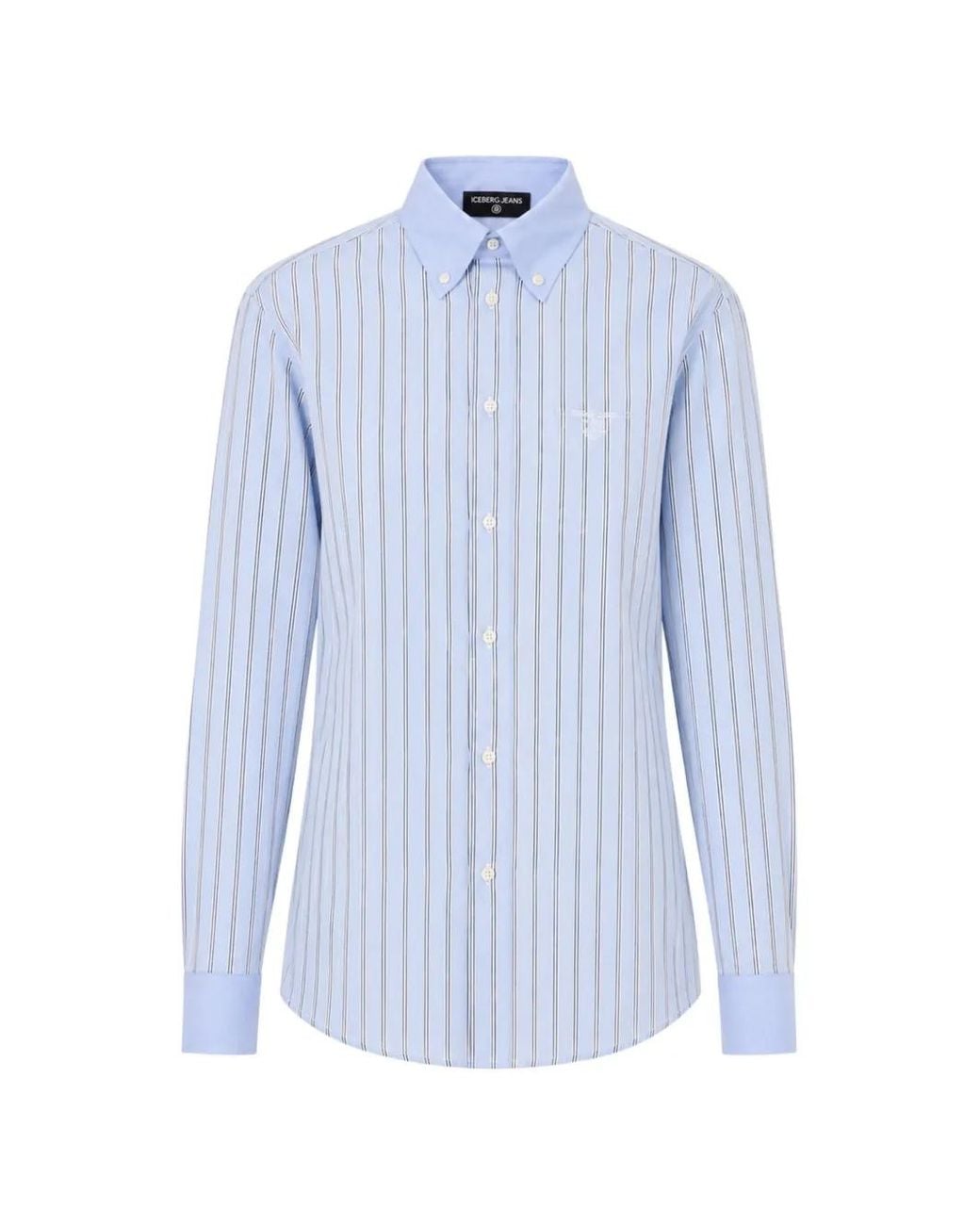 Iceberg Blue Chemise À Rayures