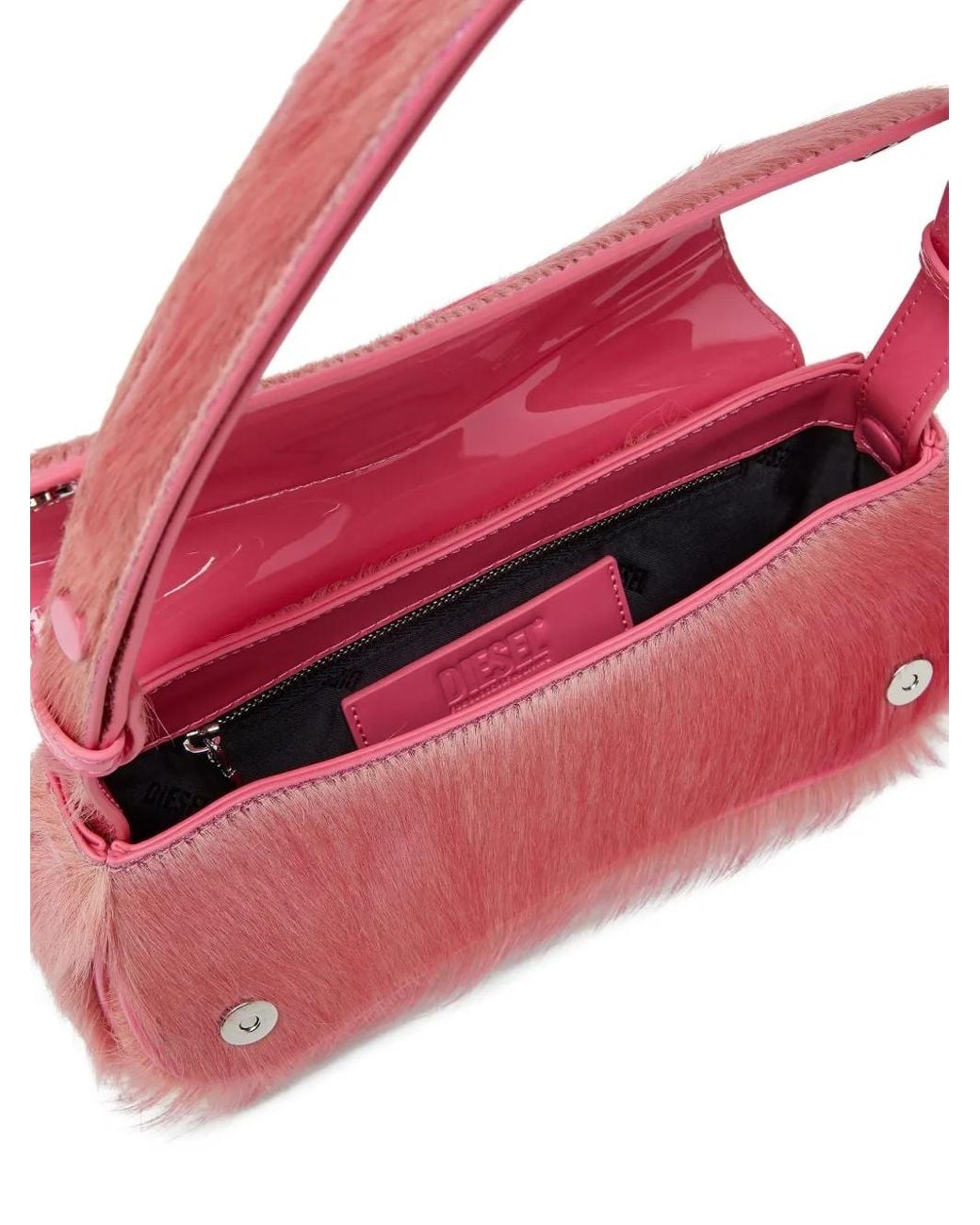 DIESEL Pink Play Leather Clutch