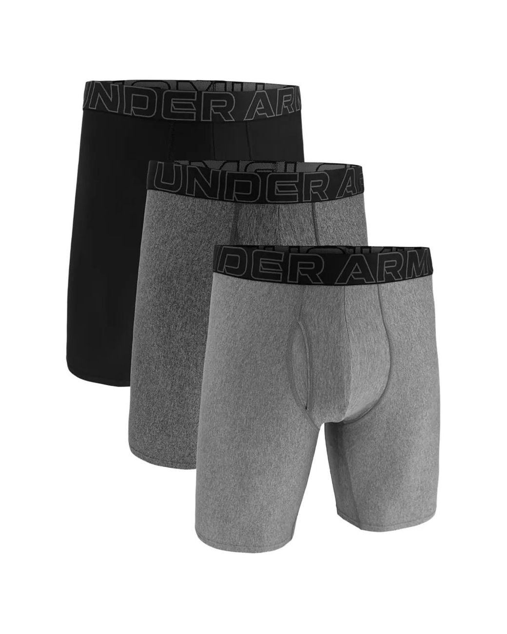 Under Armour Drie Performance Tech Boxershorts in het Gray voor heren