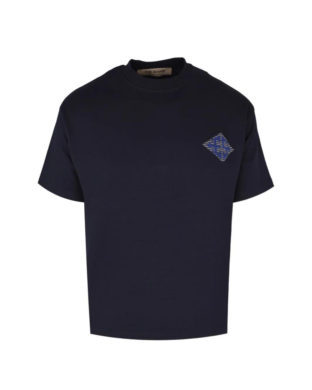Exit Society Blue Bird-Print T-Shirt for men