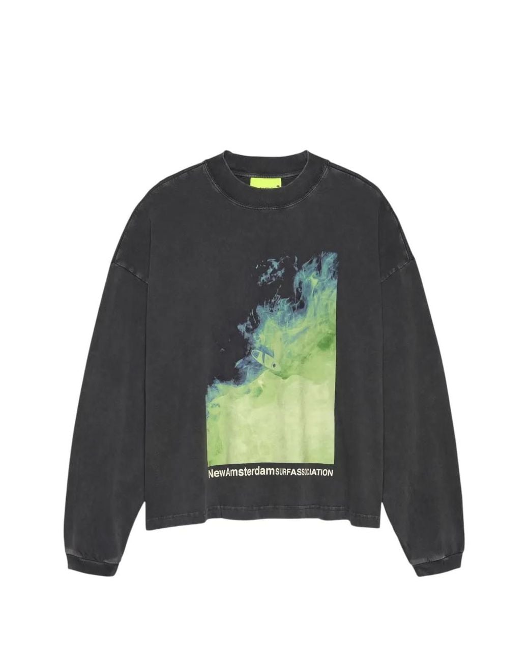 New Amsterdam Surf Association Green Graphic-Print Sweatshirt for men