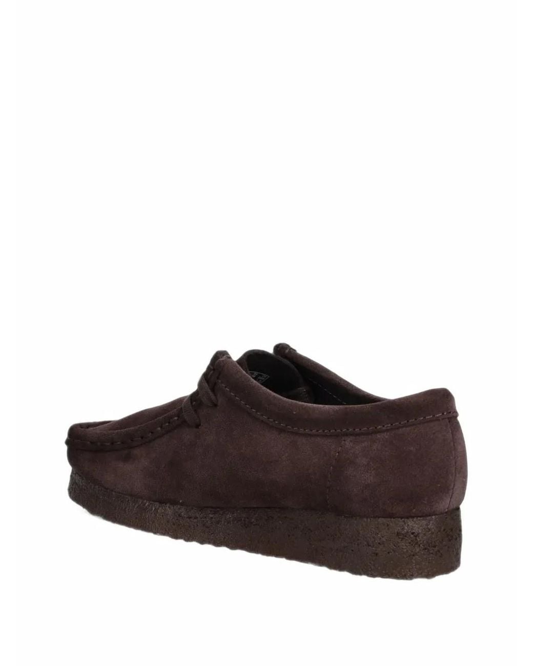 Clarks Brown Wallabee Suede Sneakers