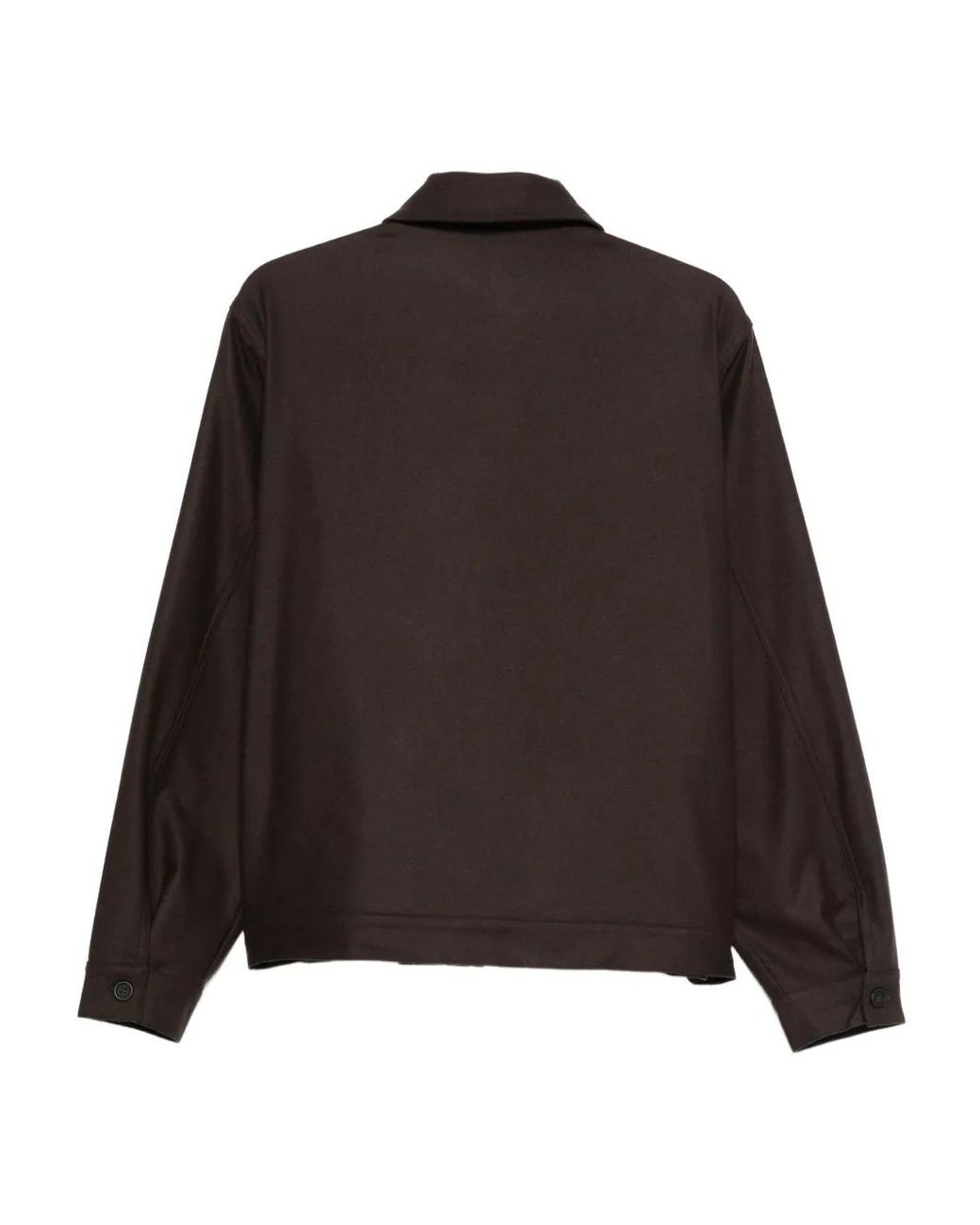 GR10K Black Collared Jacket for men