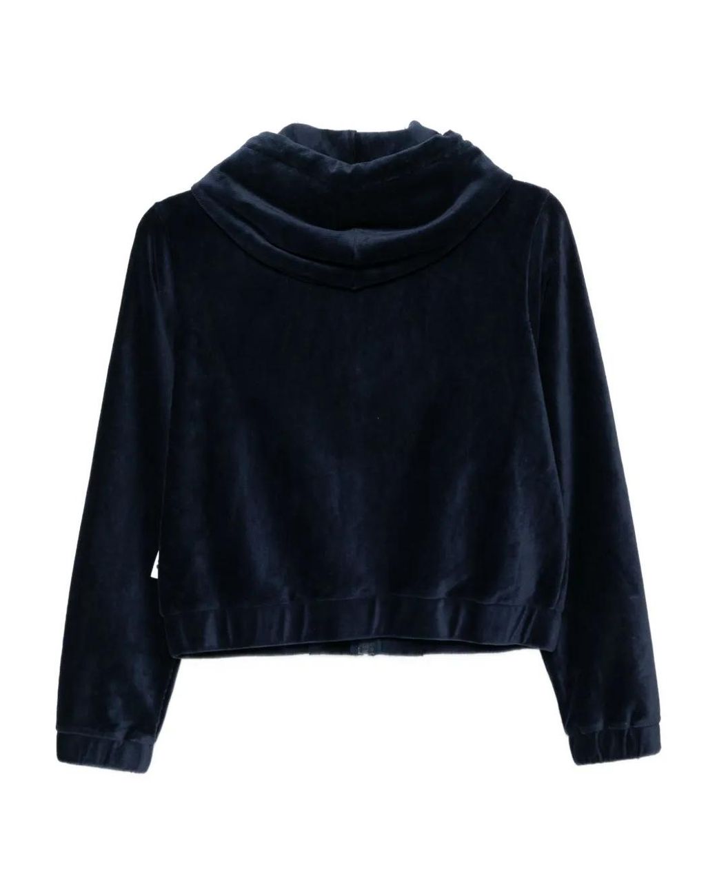 Chocoolate Blue Logo-Patch Hoodie