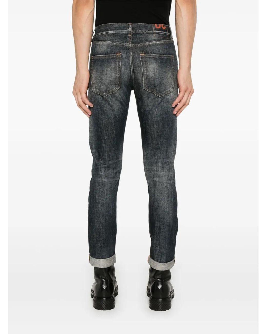 Dondup Gray Icon Jeans for men