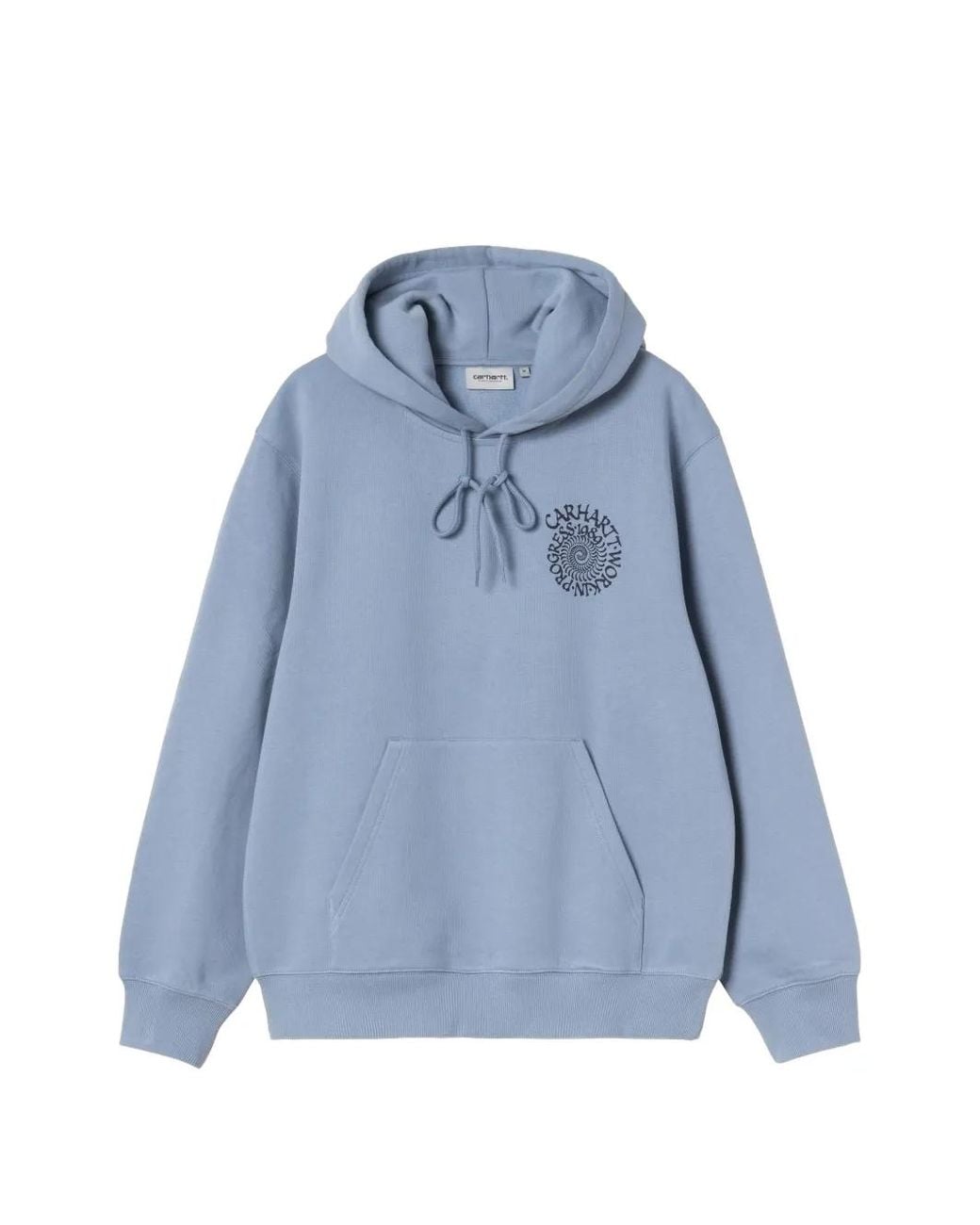 Carhartt Blue Spiral Hoodie for men