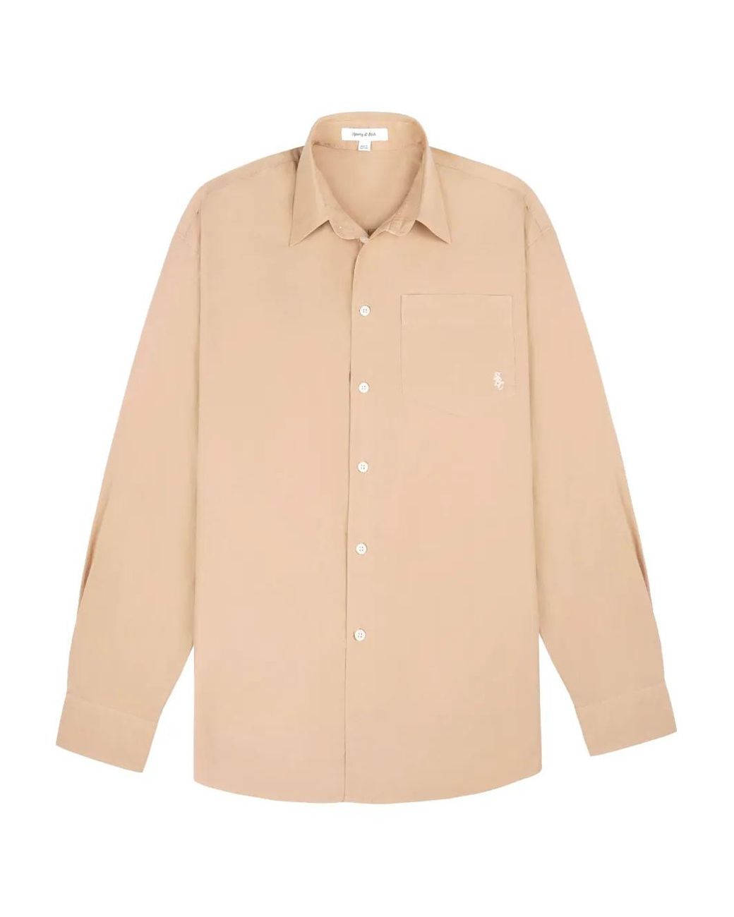 Sporty & Rich Natural Cotton Shirt
